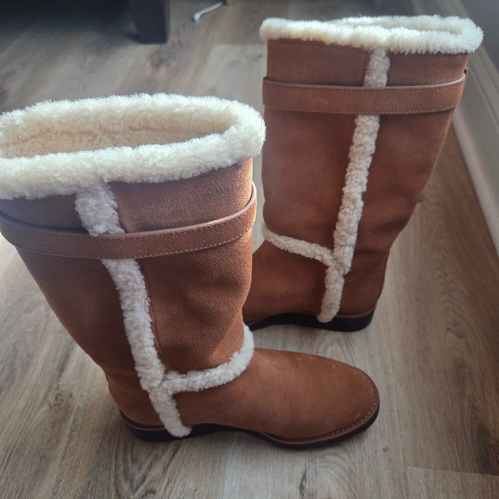 Coach Fur Boots